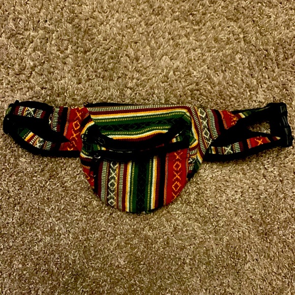 Authentic Handmade Nepalese Made Belt Bag - Picture 1 of 6